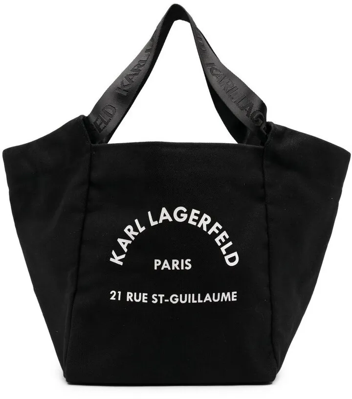Logo Print Tote Bag