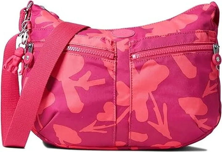 Kipling Izellah Crossbody Bag (Coral Print) Handbags