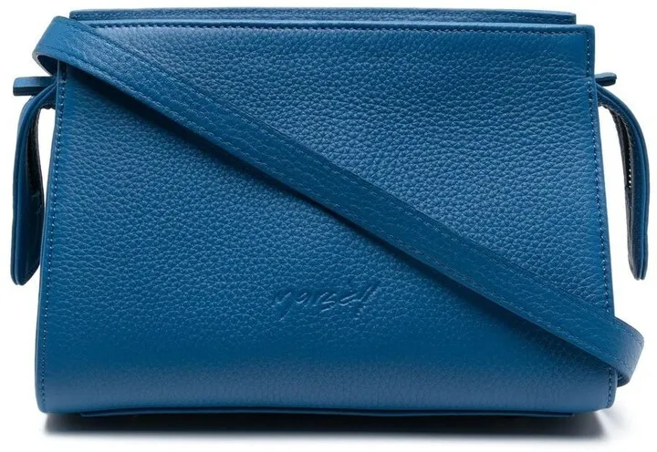 Grained-Leather Crossbody-Bag
