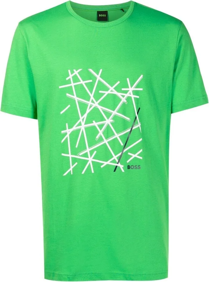 artwork-print crew-neck T-shirt