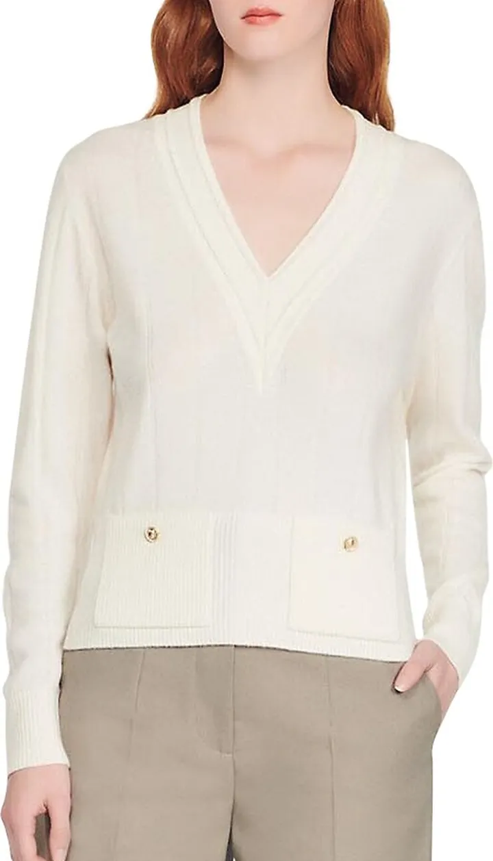 Eden Knit V-Neck Sweater