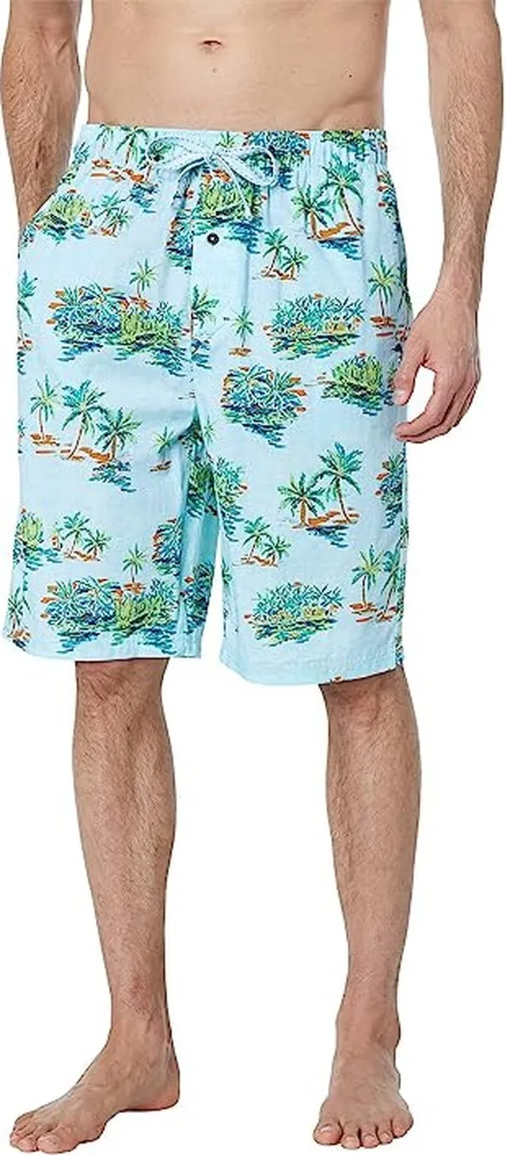 Tommy Bahama Cotton Woven Jams (Tropical Landscape) Men's Pajama