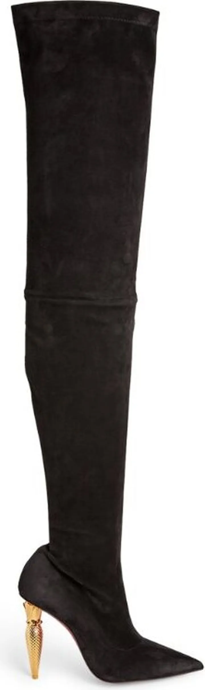 Christian Louboutin Lipbotta Suede Knee-High Boots 100