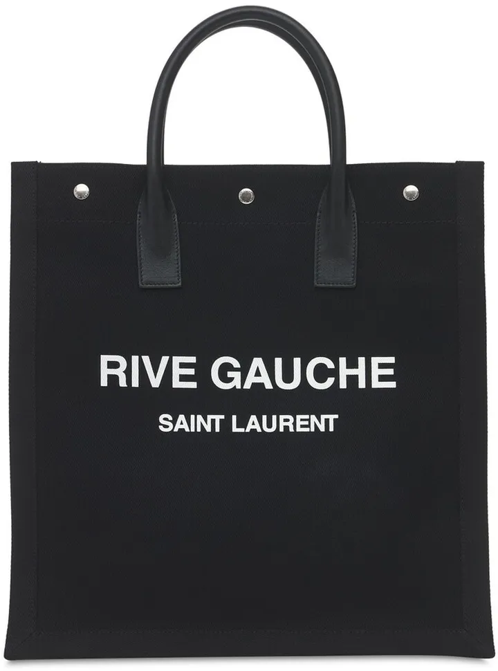 Rive Gauche Cotton Canvas Tote Bag