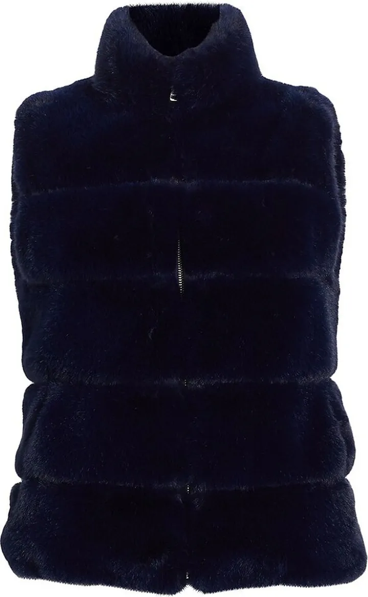 Roxanne Faux Fur & Faux Suede Vest