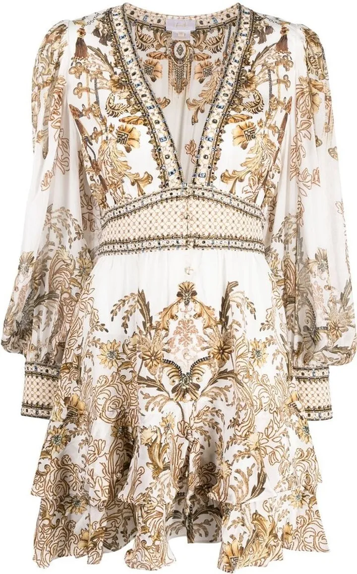 Road to Richesse silk dress