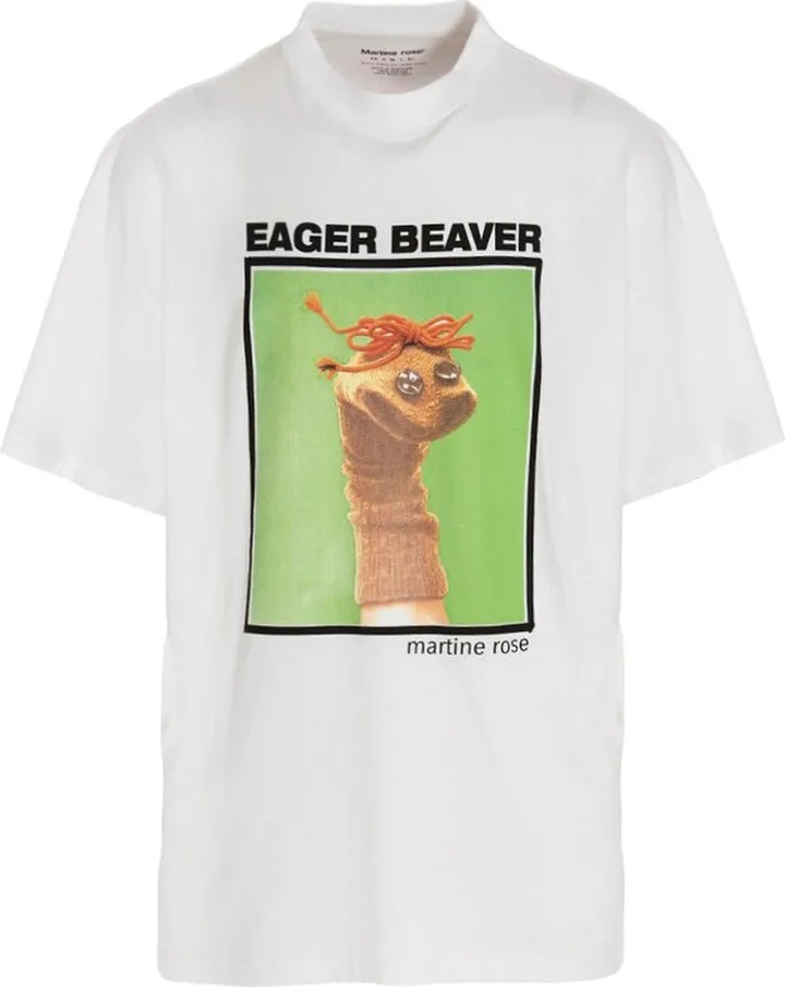 Martine Rose Eager Beaver Crewneck T-Shirt