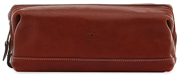 Vintage-Style Leather Travel Case