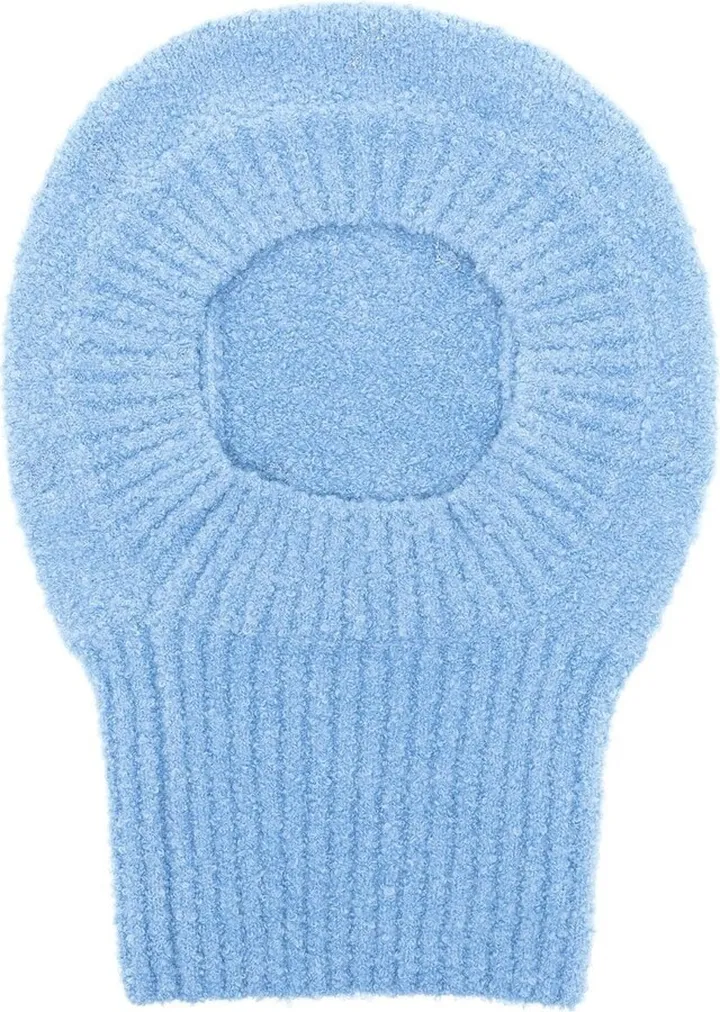 Ribbed Knitted Balaclava