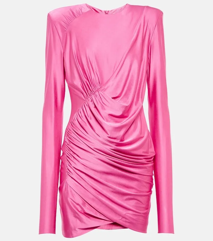 Ruched minidress