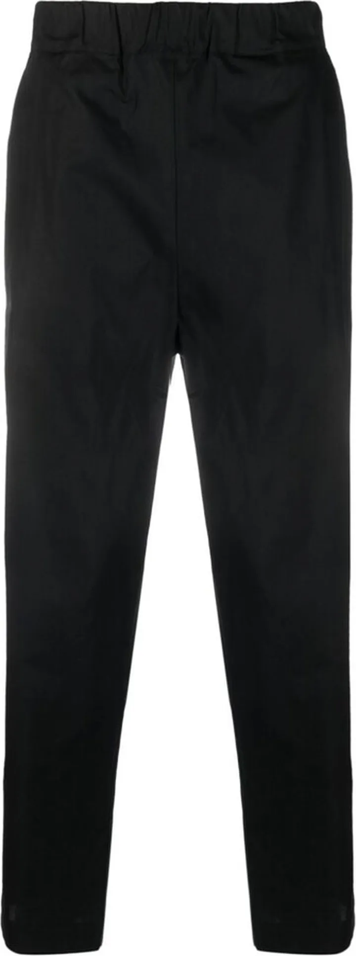 Stretch-Cotton Tapered Trousers