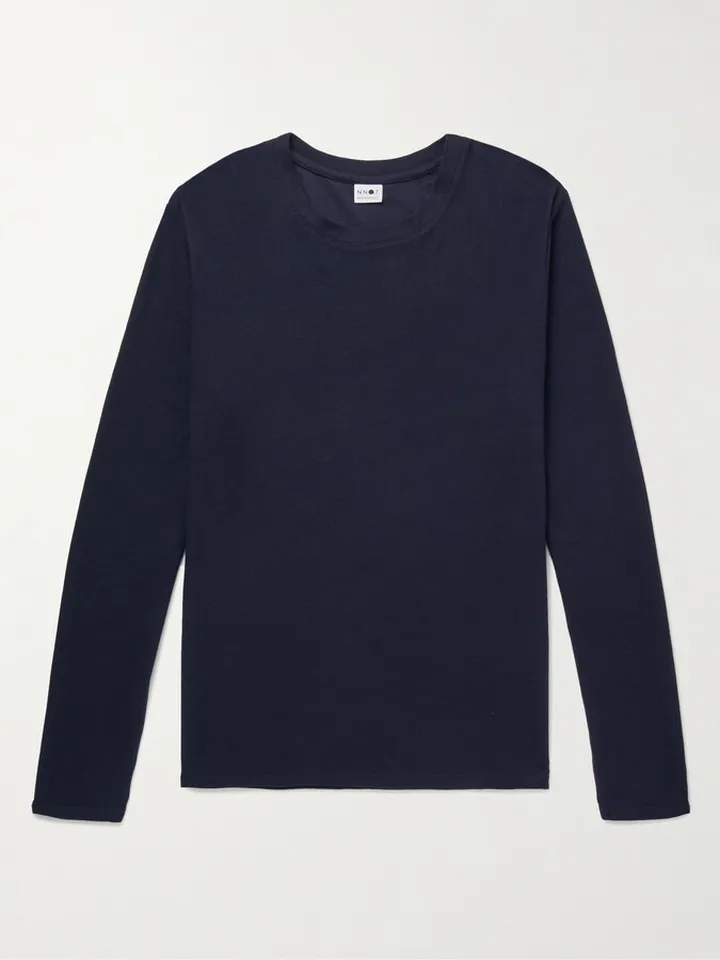 Clive Waffle-Knit Cotton and Modal-Blend T-Shirt
