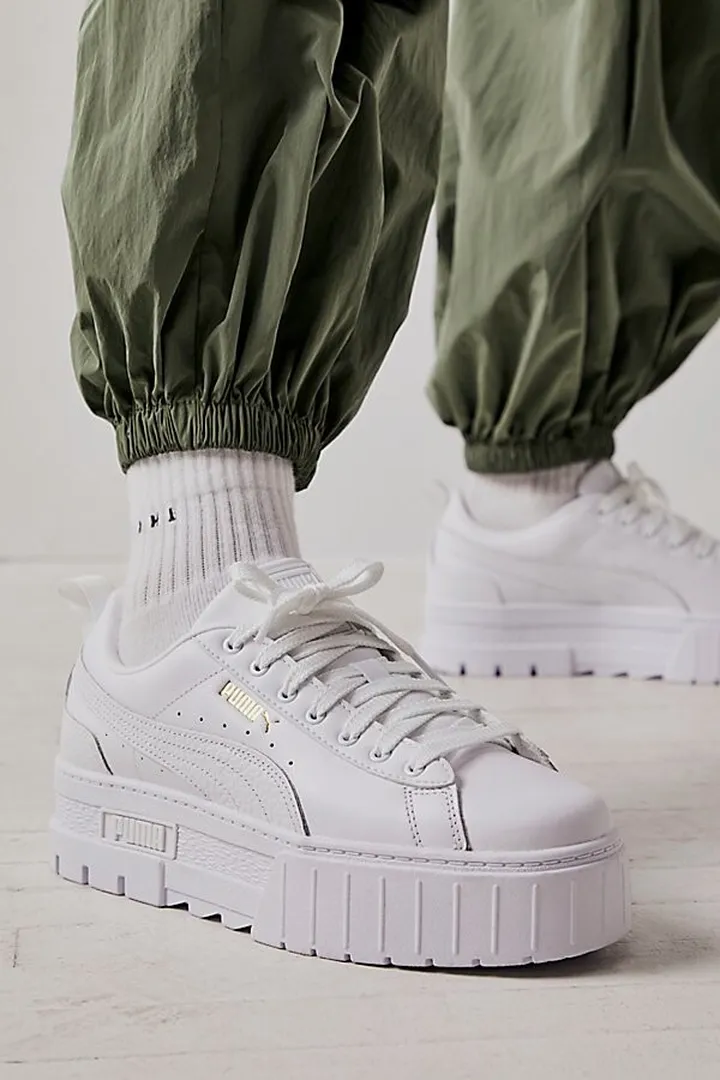 Mayze Leather Sneakers by Puma at Free People