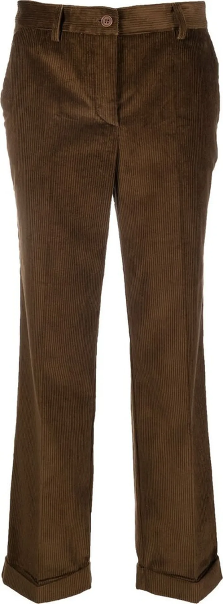 Cropped Corduroy Trousers