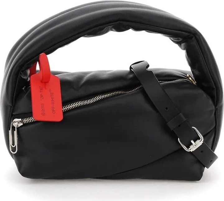 Off-White Pump Zipped Tote Bag