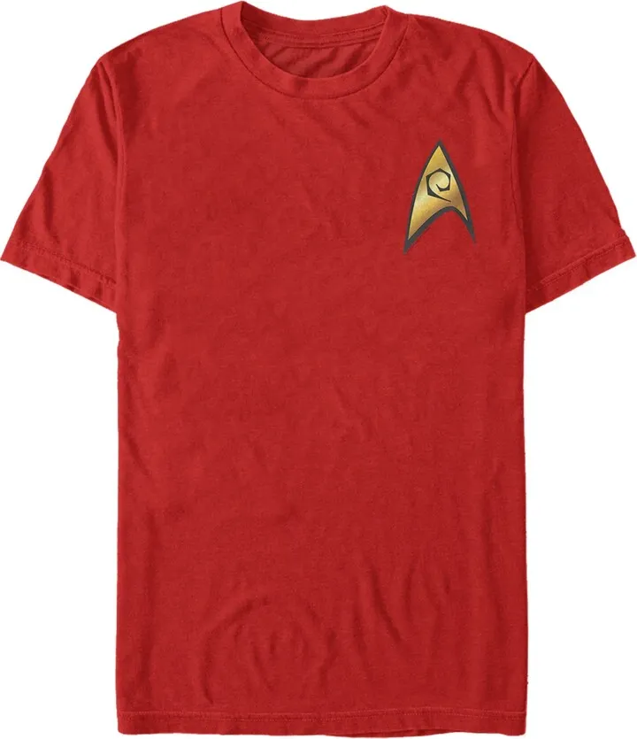 Star Trek Men's The Original Series Engineer Starfleet Insignia Short Sleeve T-Shirt