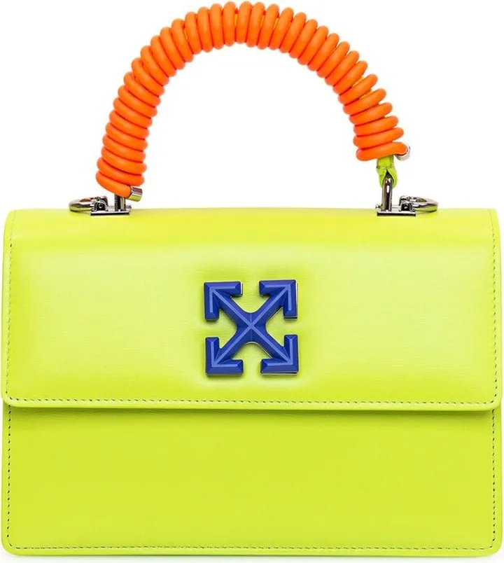 Off-White Logo Plaque Fold-Over Tote Bag