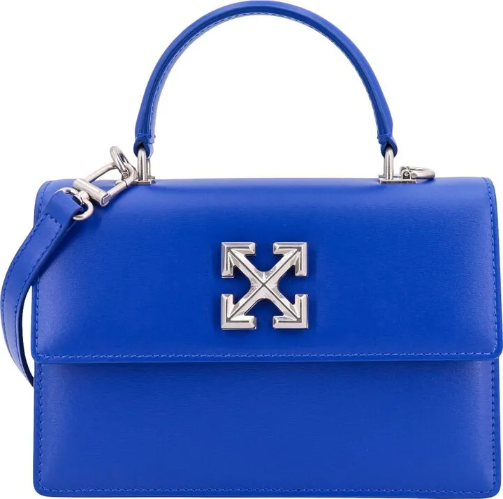 Leather handbag with frontal Arrow motif