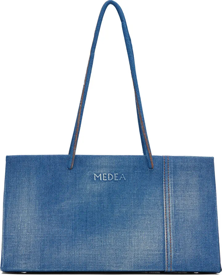 Medea Blue Cydonia Denim Shoulder Bag