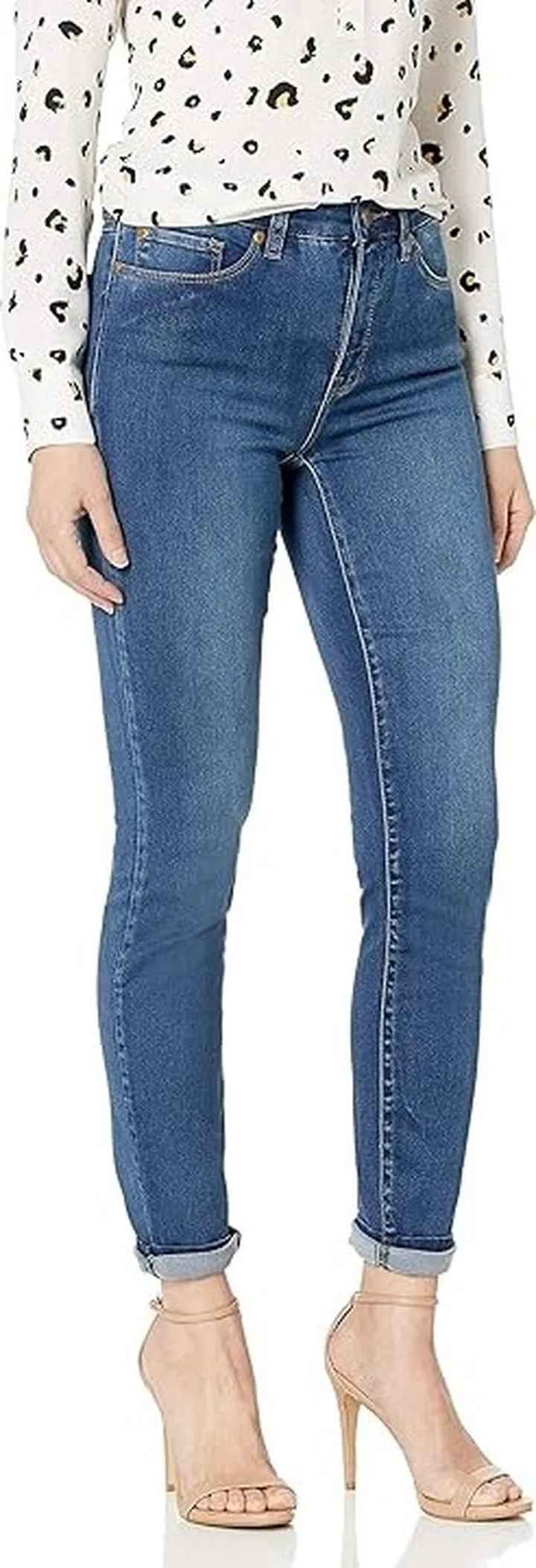 Tribal Women's 5 Pocket Denim Jegging (Retro Blue) Women's Jeans