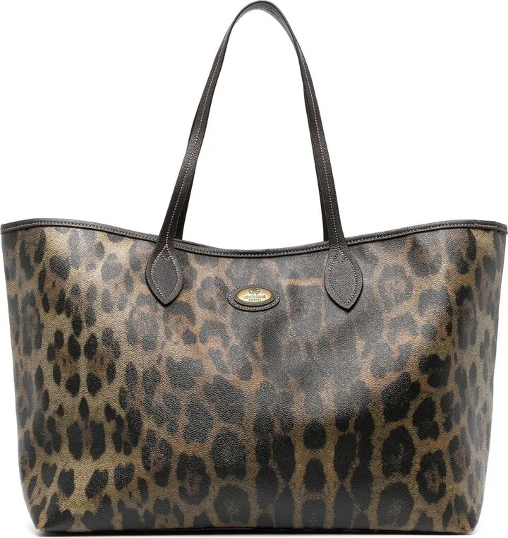 Leopard-Print Tote Bag