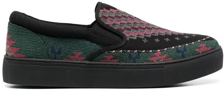 Woven Slip-On Sneakers
