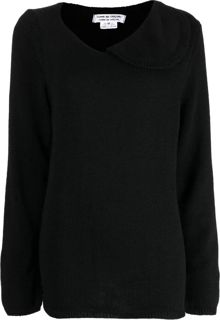 V-neck wool jumper