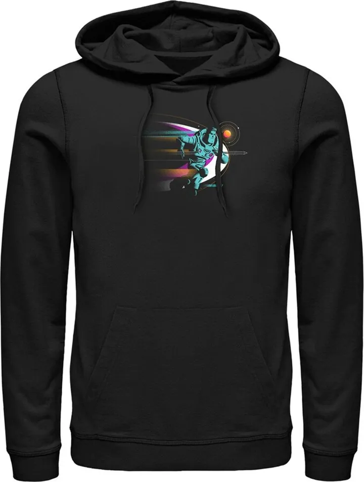 Men's Lightyear Buzz Running Pull Over Hoodie - Black - Medium