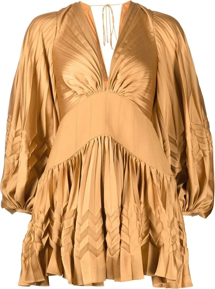 Marion satin mini dress