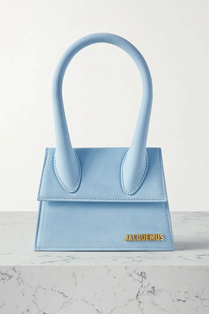 Jacquemus - Le Chiquito Moyen Suede Shoulder Bag - Blue