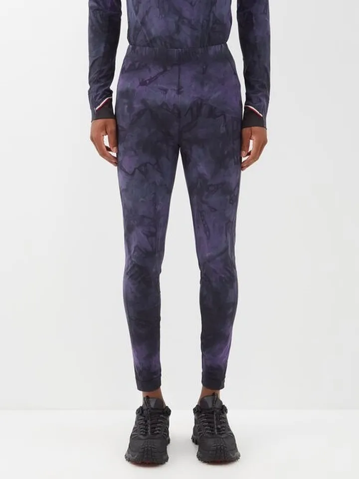 Camouflage-print Jersey Leggings