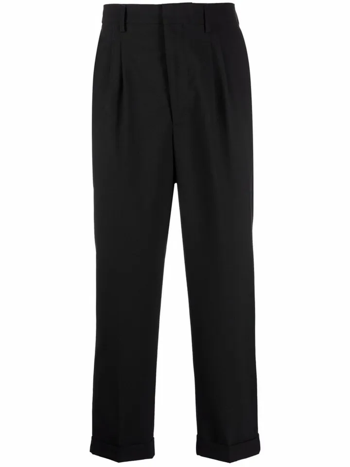 Tapered Cropped Trousers