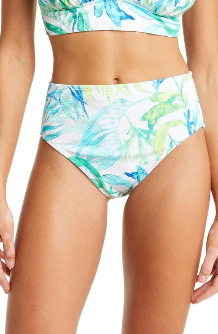 Island Cay Seafronds High Waist Bikini Bottoms