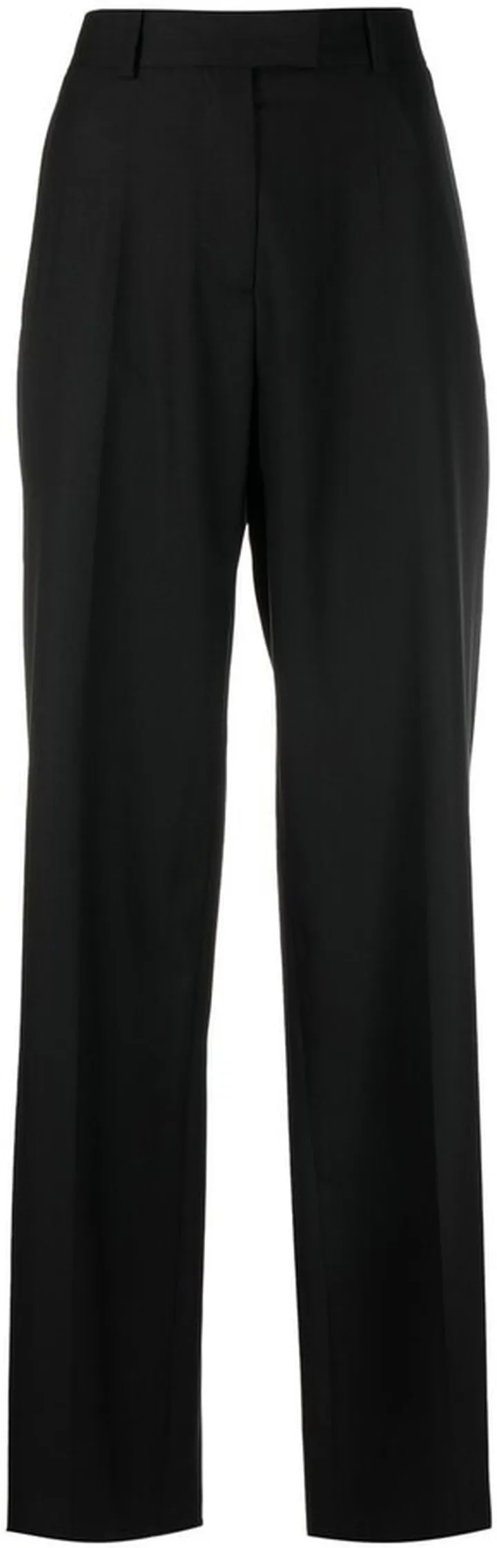 Pleated Straight Trousers
