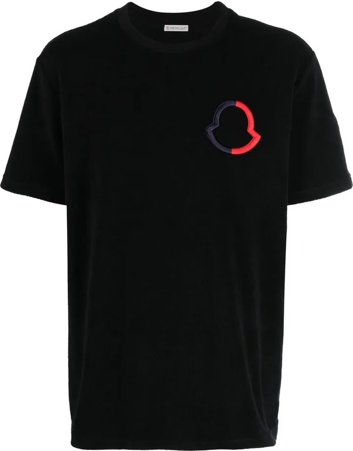 embroidered-logo detail T-shirt