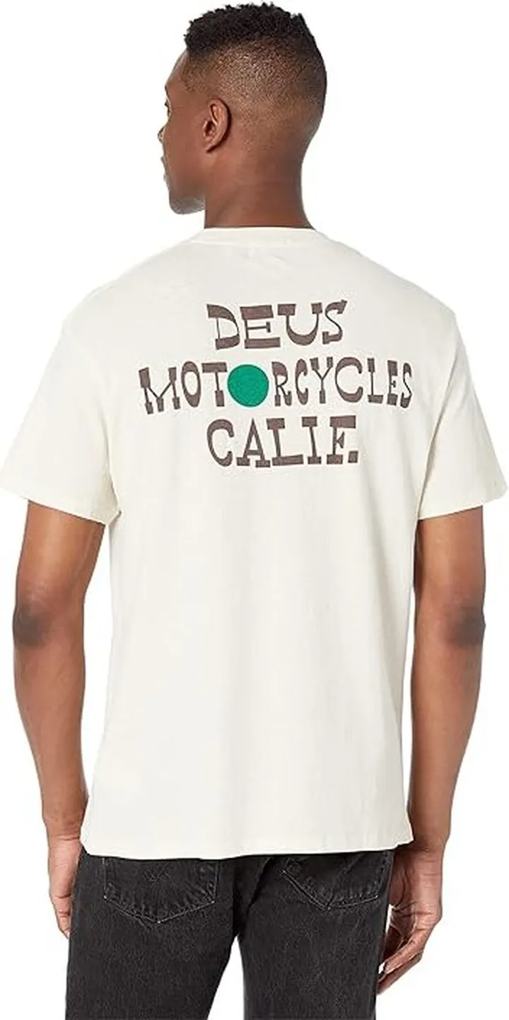 Deus Ex Machina Verlaine Tee (Dirty White) Men's Clothing