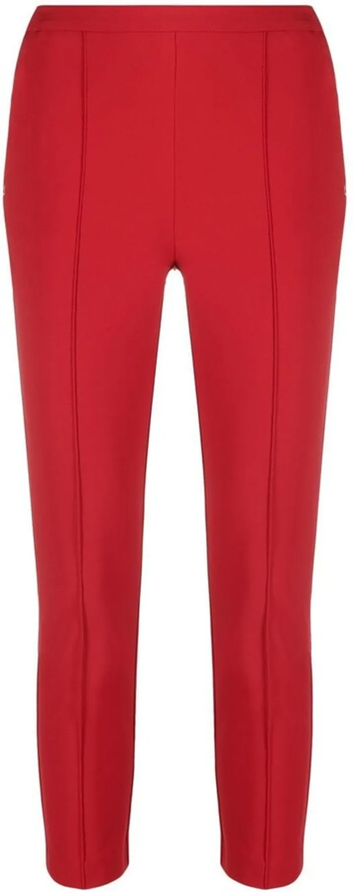 Stud-Detail Cropped Trousers