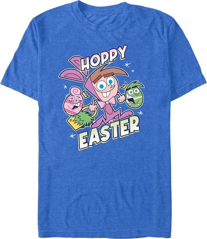 Men's The Fairly OddParents Hoppy Easter Timmy Turner T-Shirt - Royal Blue Heather - 3X Large