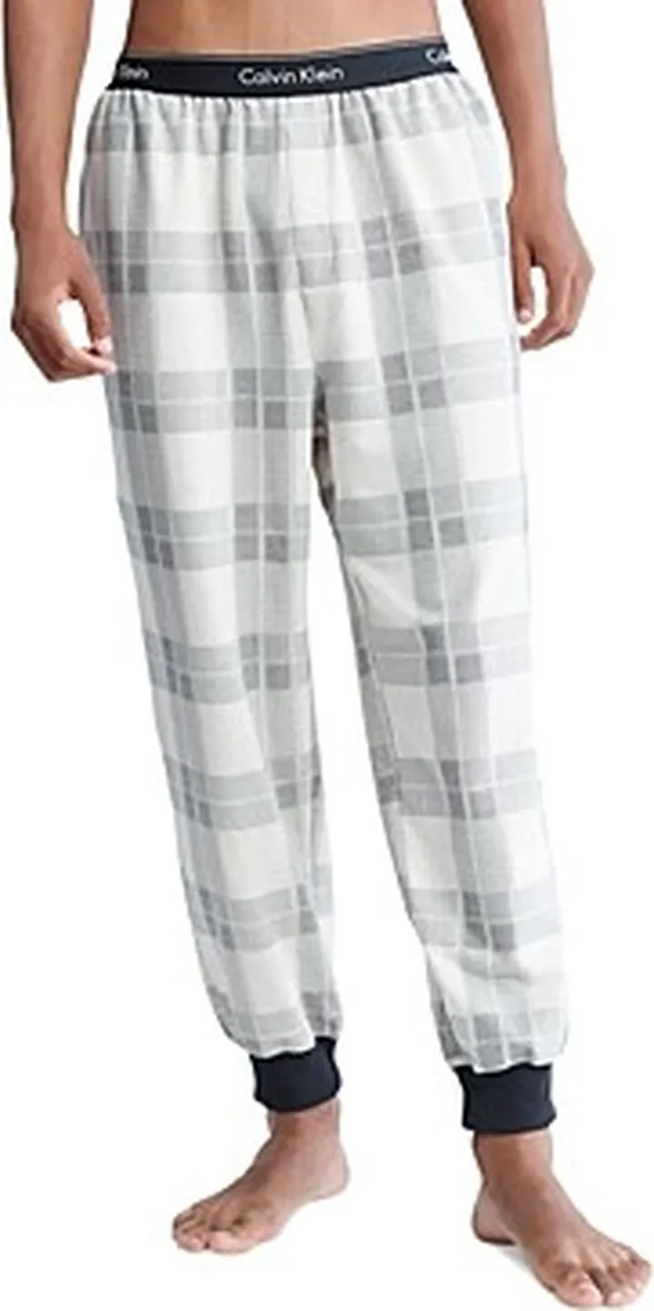 Calvin Klein Modern Holiday Textured Plaid Classic Fit Pajama Joggers