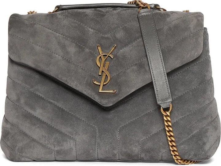Small Loulou suede bag