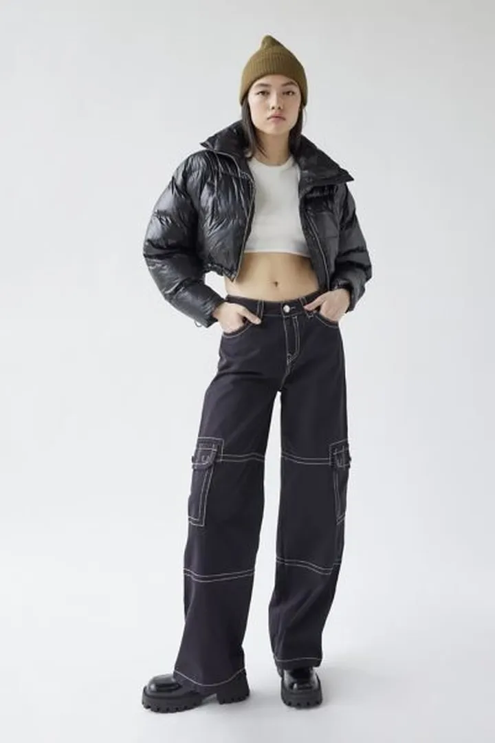 True Religion UO Exclusive Low-Rise Cargo Jean