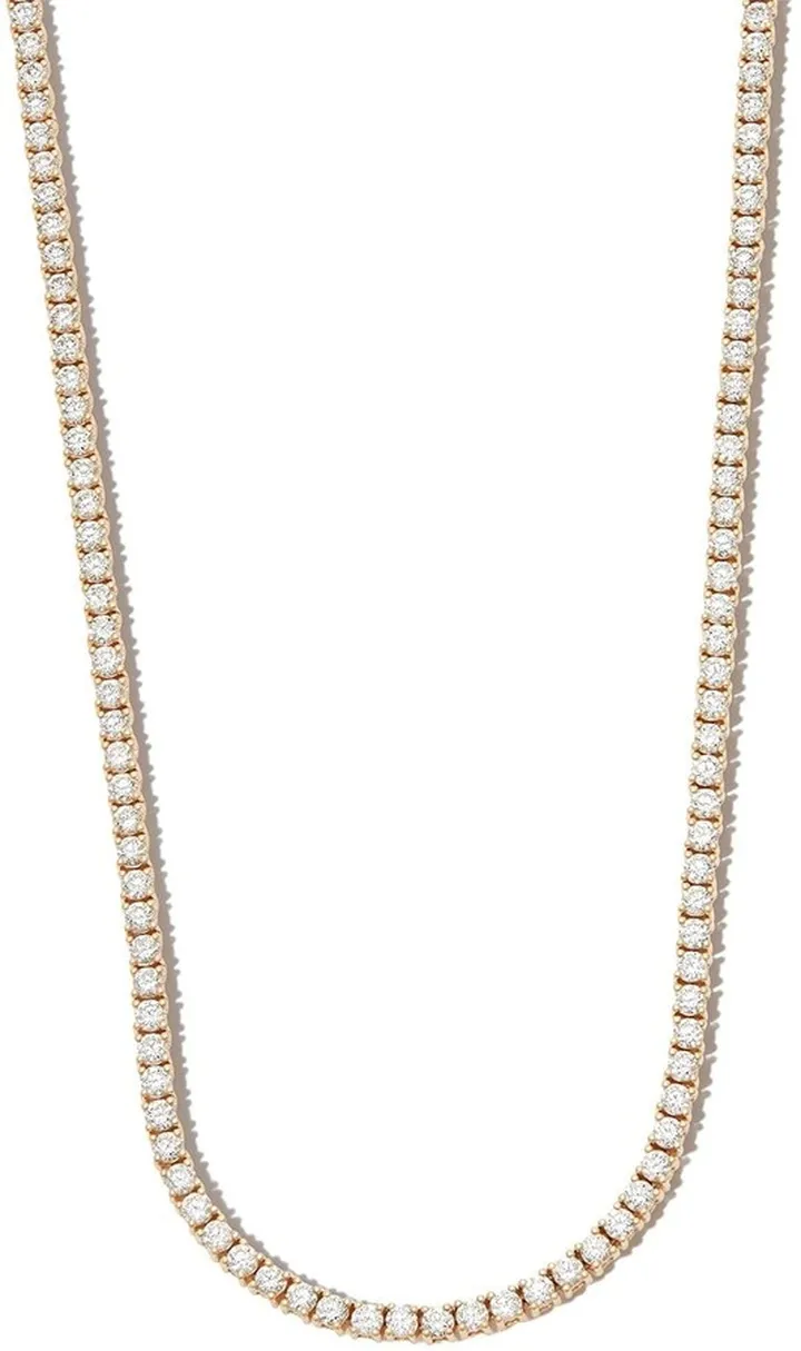 18kt Yellow Gold Diamond Necklace