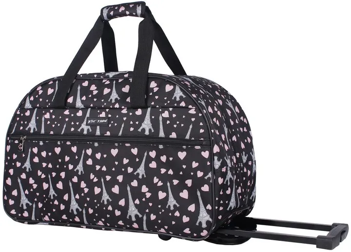 Paris Love Wheeled Weekender