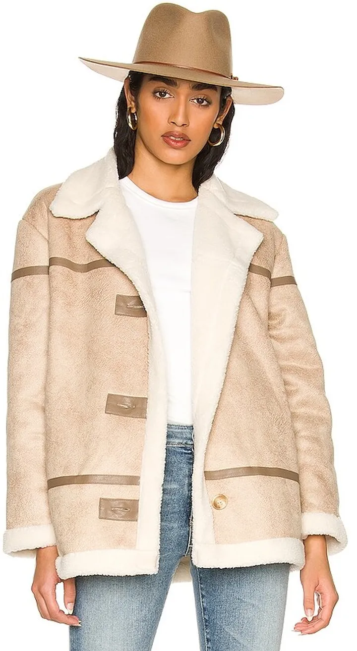 Kinsley Faux Shearling Coat