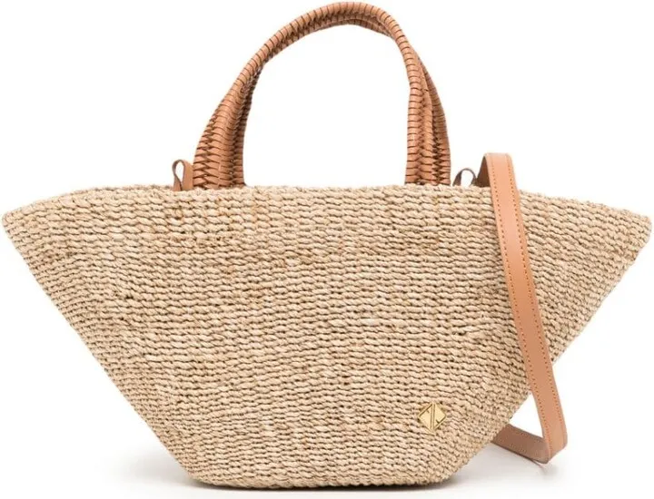 Interwoven Logo-Plaque Tote Bag