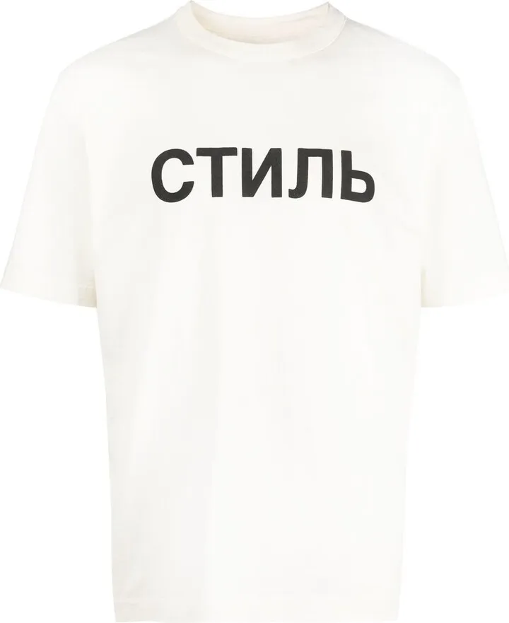 logo print short-sleeve T-shirt