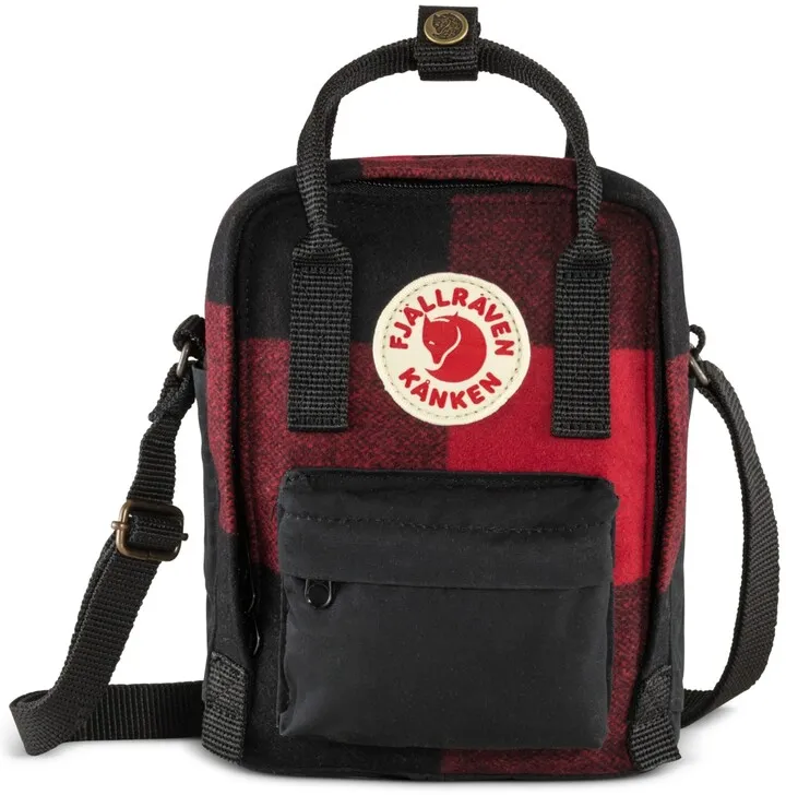 Fjallraven Women's Kanken Re-Wool Plaid Sling Bag