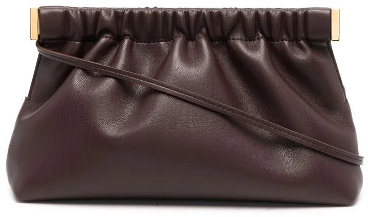 Kisslock Faux-Leather Crossboby Bag