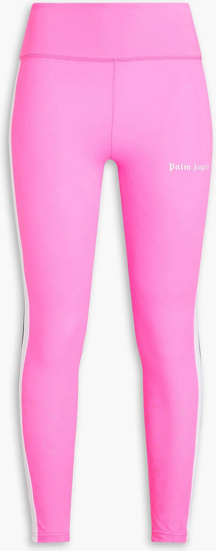 Cropped perforated stretch leggings