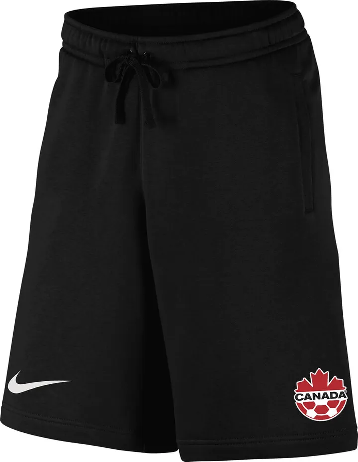 Nike Men's Canada Club Fleece Shorts in Black